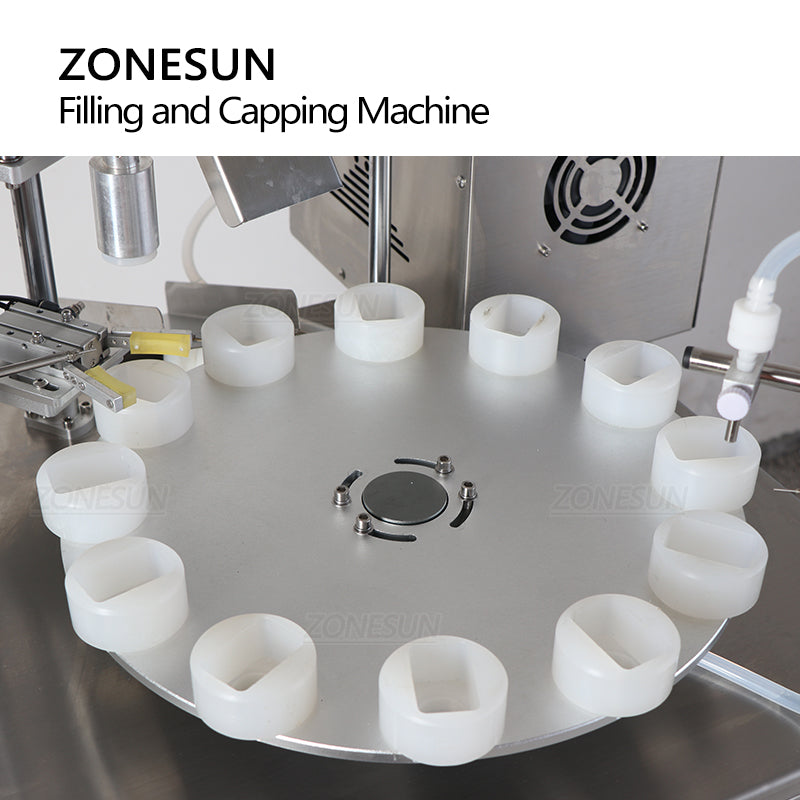 Máquina tapadora de llenado de líquidos con bomba peristáltica automática ZONESUN ZS-AFC1P