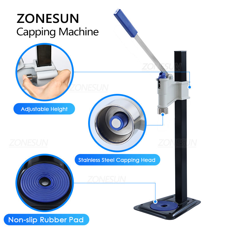 ZONESUN ZS-BBC1 Manual Beer Bottle Lid Capping Machine