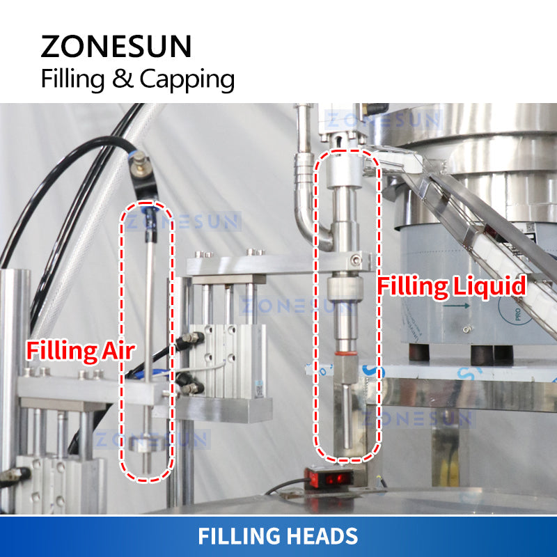 ZS-AFC12D Automatic Spout Pouch Piston Pump Liquid Filling Capping Machine