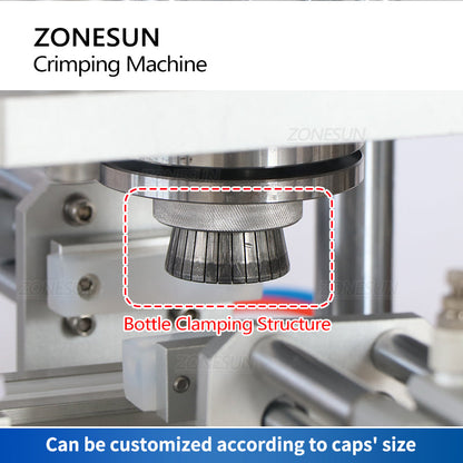 ZONESUN ZS-YG11 Automatic Perfume Crimping Capping Machine