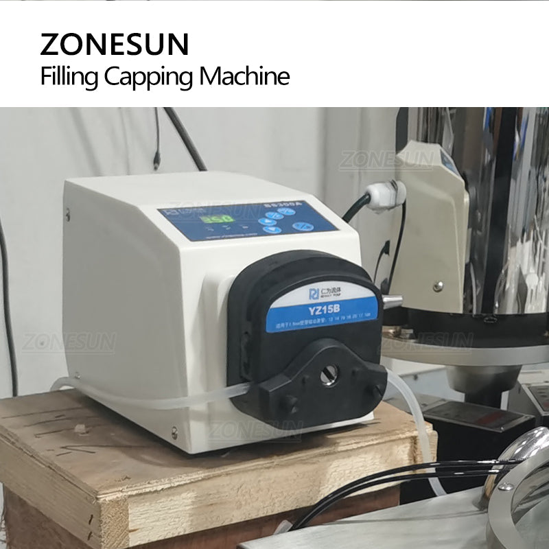 ZONESUN Custom Rotary Peristaltic Pump Liquid Filling Capping Machine