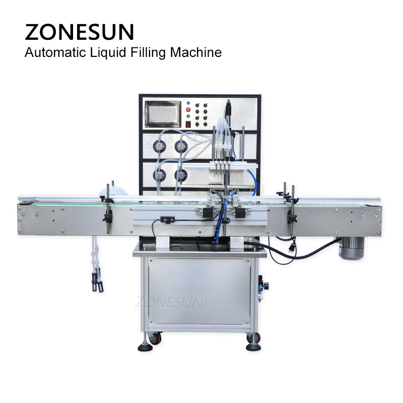 ZONESUN ZS-FAL180P2 Liquid Filling Capping And Round Bottle Labeling Machine