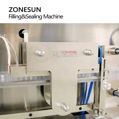 ZONESUN ZS-FS120 Monodose Strips Tube Peristaltic Pump Liquid Filling And Sealing Machine