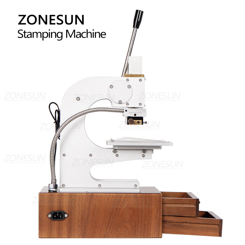 ZONESUN WT-90XTS Infrared Locator Multifunction Hot Foil Stamping Machine With Drawers