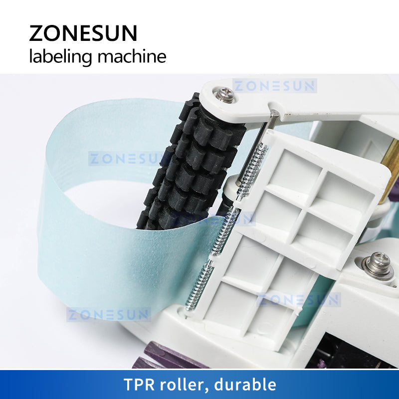 ZONESUN Manual Flat Surface Price Tag Labeling Machine