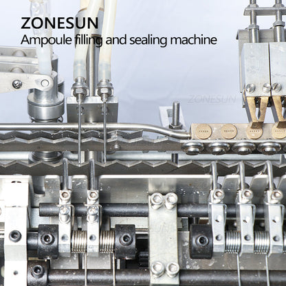 ZONESUN ZS-FSAB2 Automatic Small Ampoule Bottles Liquid Filling and Sealing Machine