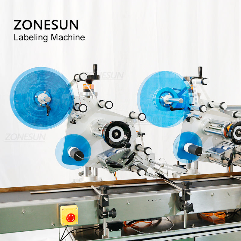 ZONESUN ZS-TB831B Automatic High Precision Flat Labeling Machine  For Normal Transparent Label