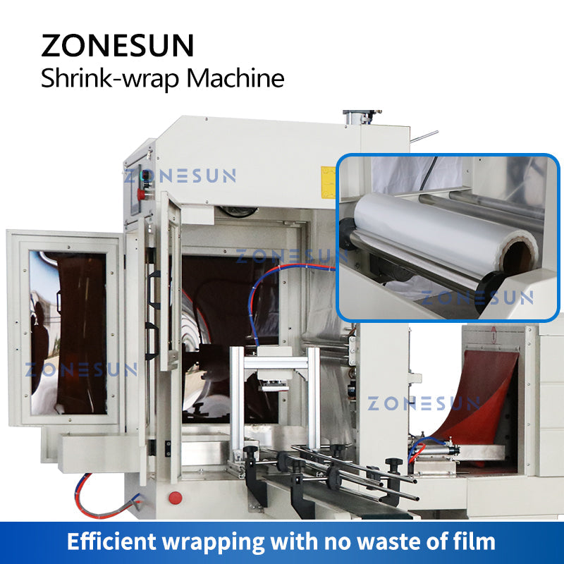 ZONESUN ZS-SPL4 Automatic Bottles Wrapping Shrinking Packaging Machine