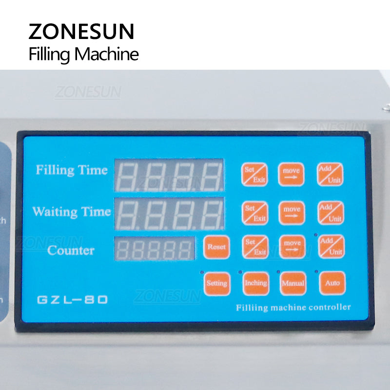 ZONESUN ZS-YTDP2 Electric 2 Nozzles Diaphragm Pump Liquid Filling Machine