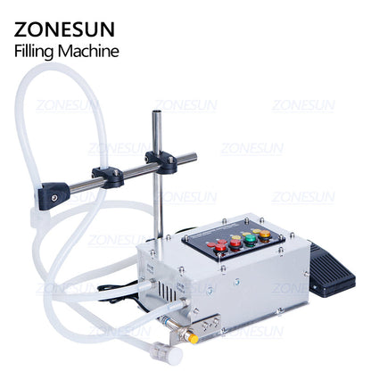 ZONESUN Intelligent Induction Heat-resistant Diaphragm Pump Liquid Filling Machine