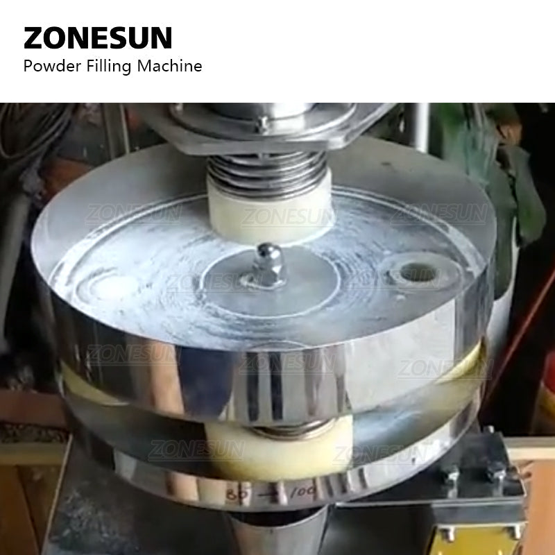 ZONESUN ZS-FM30C Máquina de llenado de polvo de gránulos de medición de taza de 30L