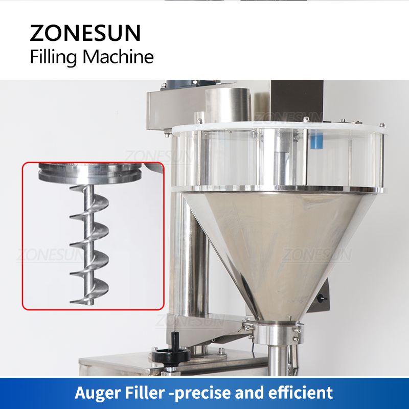 ZONESUN ZS-FM710 Semi Automatic Powder Auger Filling Weighing Machine