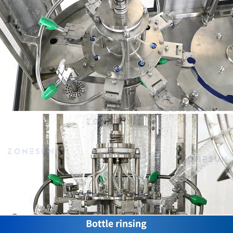 ZONESUN ZS-AFC883 Liquid Bottle Rinsing Filling Capping Production Line（Best Offer）