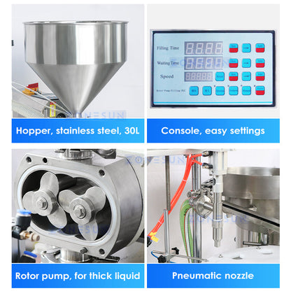 Rotor Pump Filling Machine