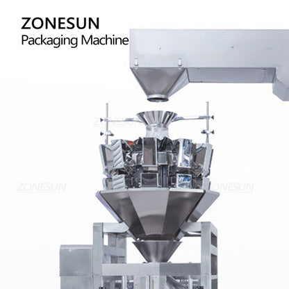 ZONESUN ZS-FS420 Máquina automática de sellado, llenado y pesaje de polvo de componentes electrónicos de 10 cabezales