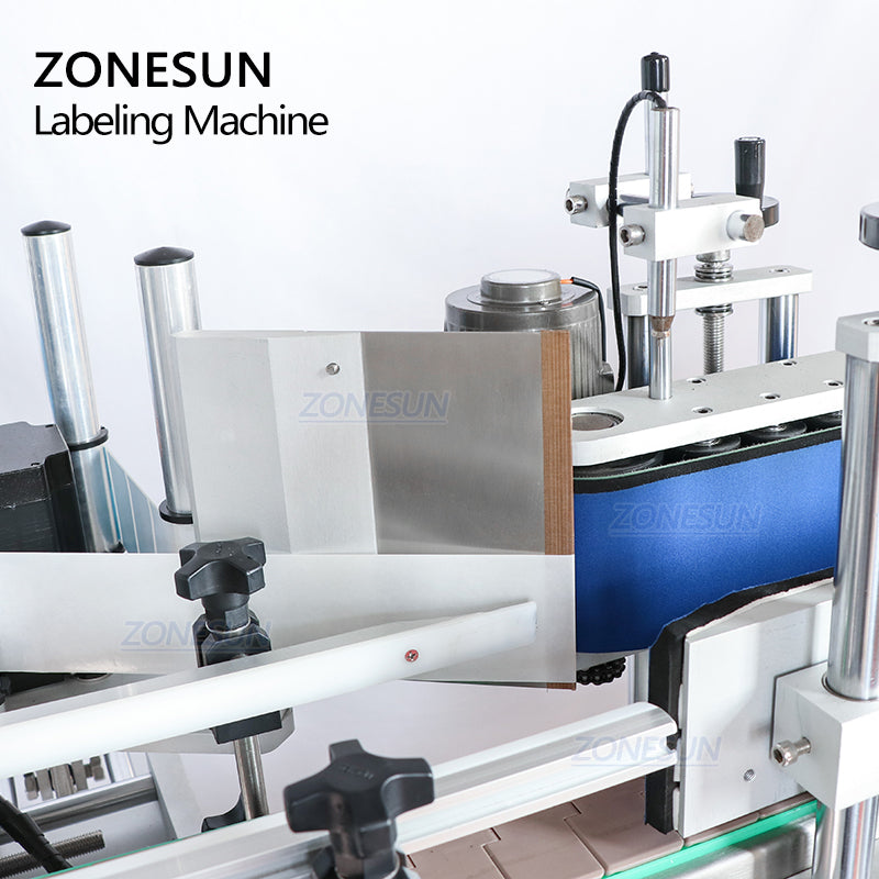 ZONESUN ZS-TB150A High Speed Single Side Round Bottle Labeling Machine For Normal Transparent Label