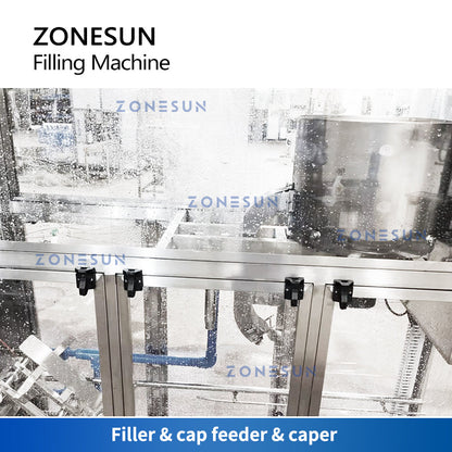 ZONESUN ZS-XG100J Automatic Barreled Water Liquid Filling Capping Machine