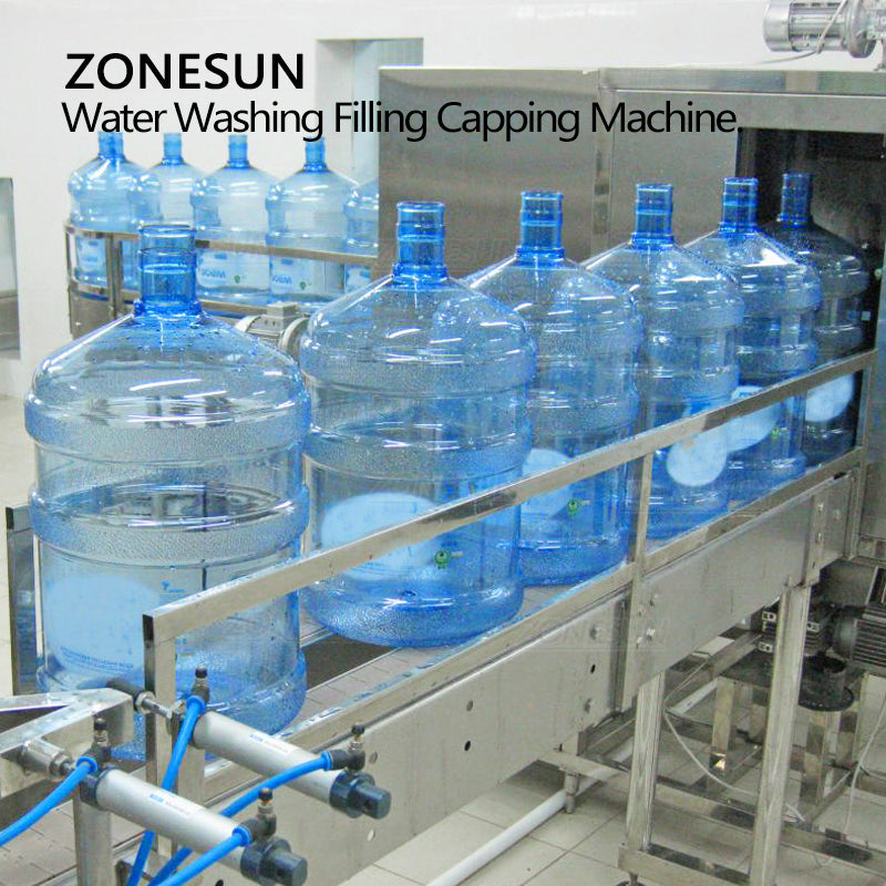 ZONESUN ZS-AFMW Automatic Bottled Water Washing Filling Capping 3-in-1 Machine