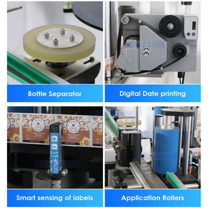 ZONESUN ZS-FAL180X10 Automatic Granule Weighing Filling Capping Labeling Production Line