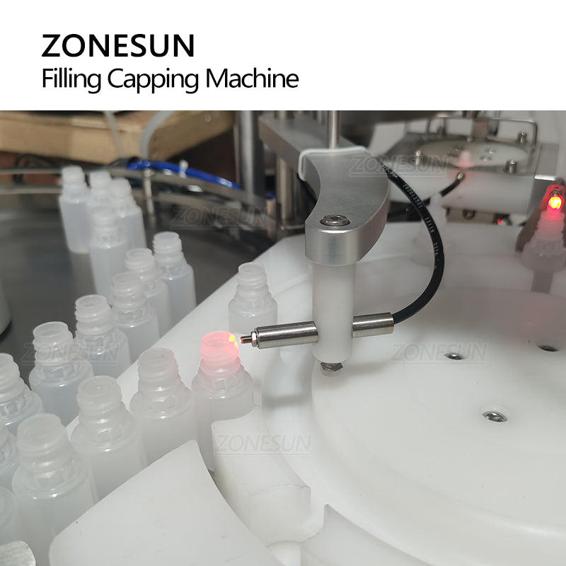 ZONESUN Custom Rotary Peristaltic Pump Liquid Filling Capping Machine