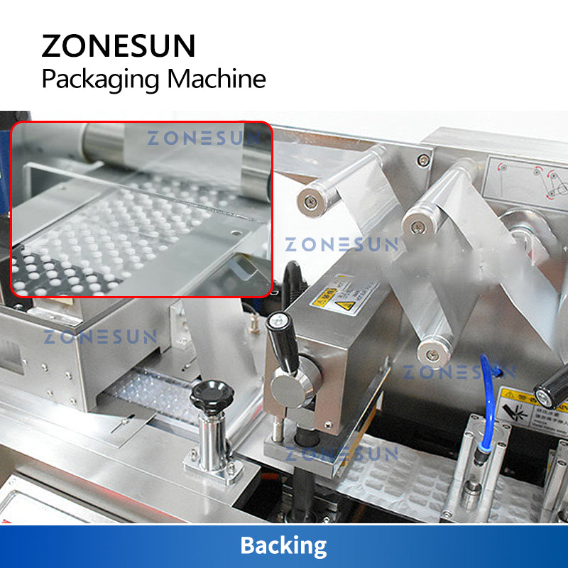 ZONESUN ZS-DPPA Líquido automático / Pasta / Máquina de sellado de blíster de llenado de material irregular