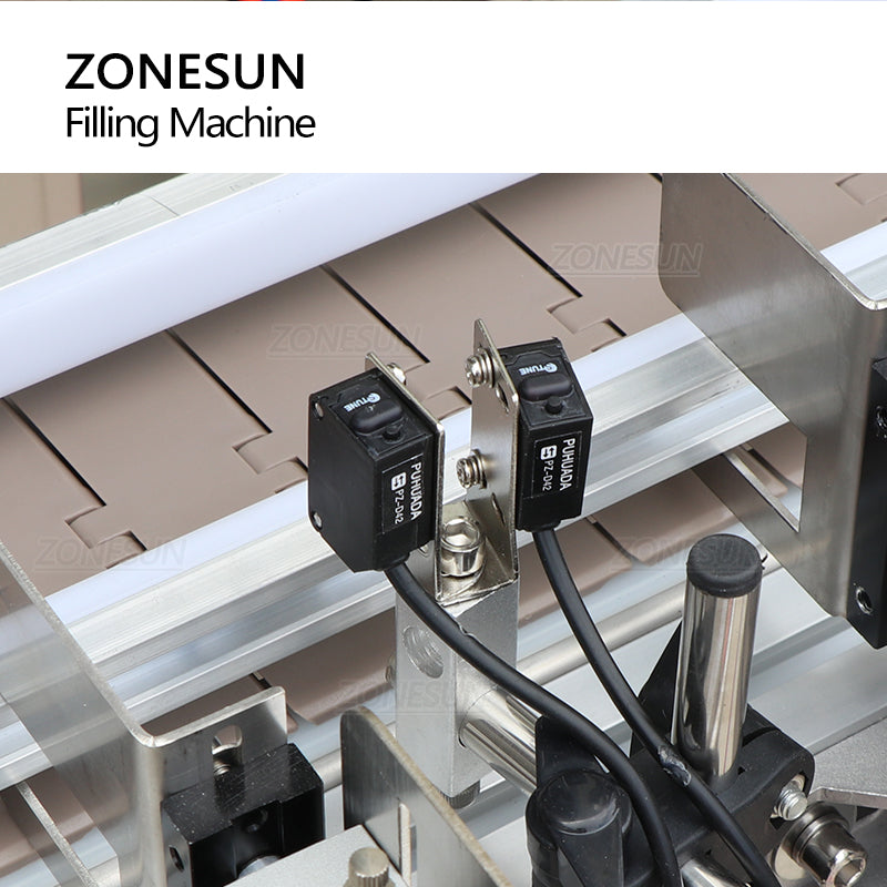 ZONESUN ZS-KL01 Máquina de llenado de polvo cuantitativo de gránulos de 2 boquillas con 2 tolvas 