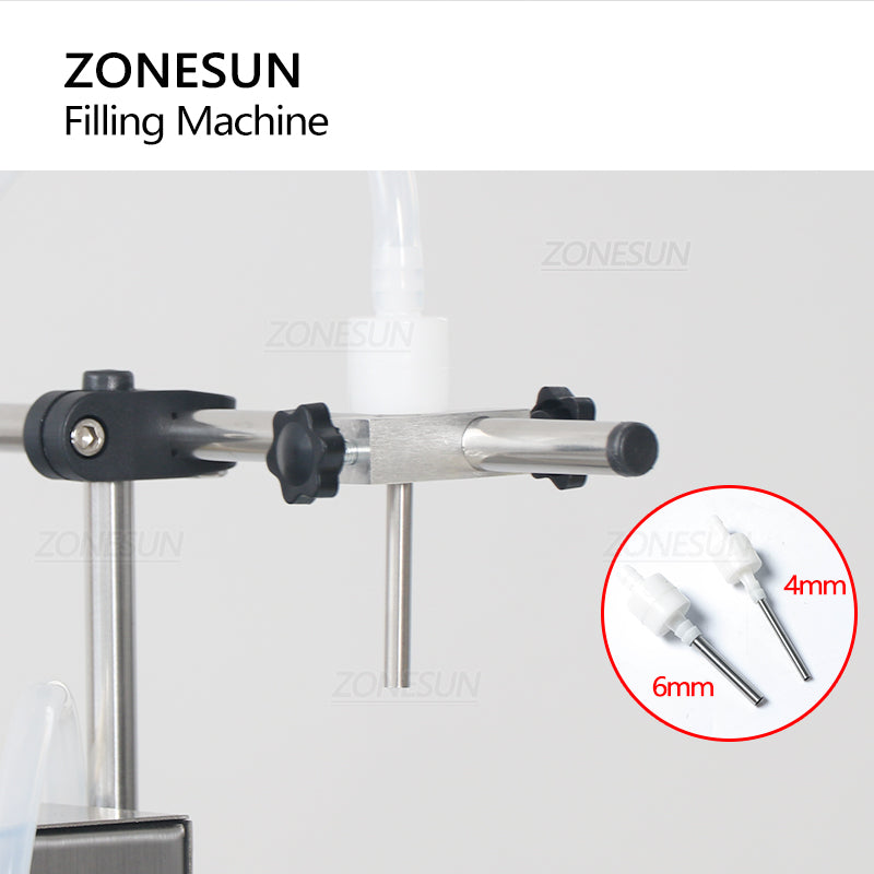 ZONESUN ZS-YTMP1S Single Nozzle Magnetic Pump Liquid Filling Machine