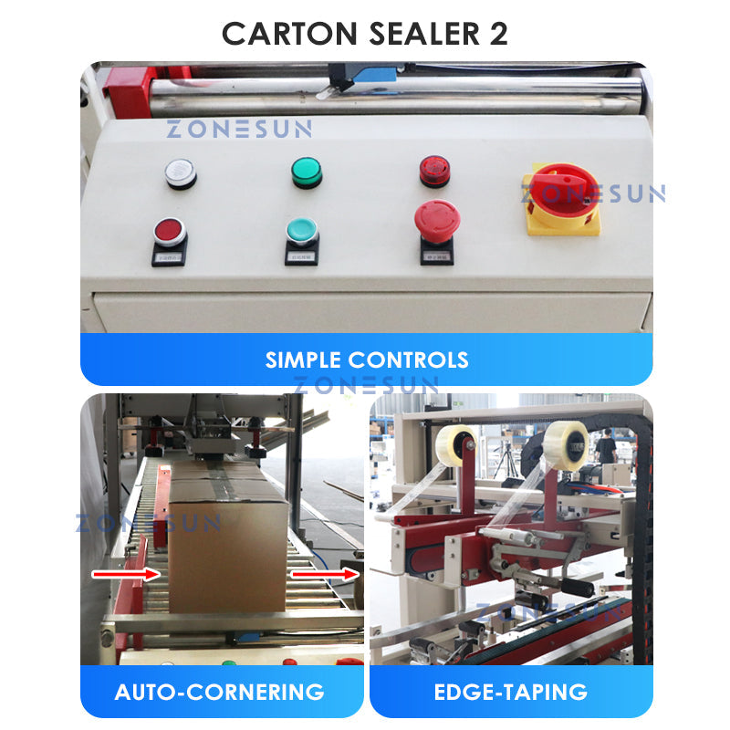 Línea de producción de sellado automático de cartón ZONESUN ZS-CSPM1