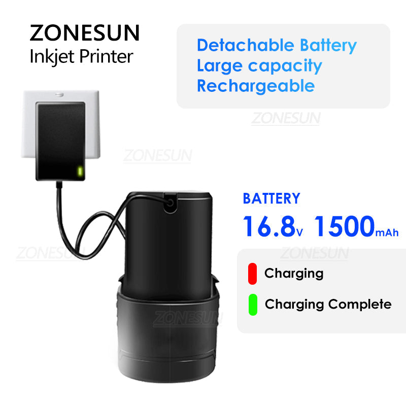 Máquina de impresión de inyección de tinta multilingüe de mano ZONESUN ZS-HIP254 