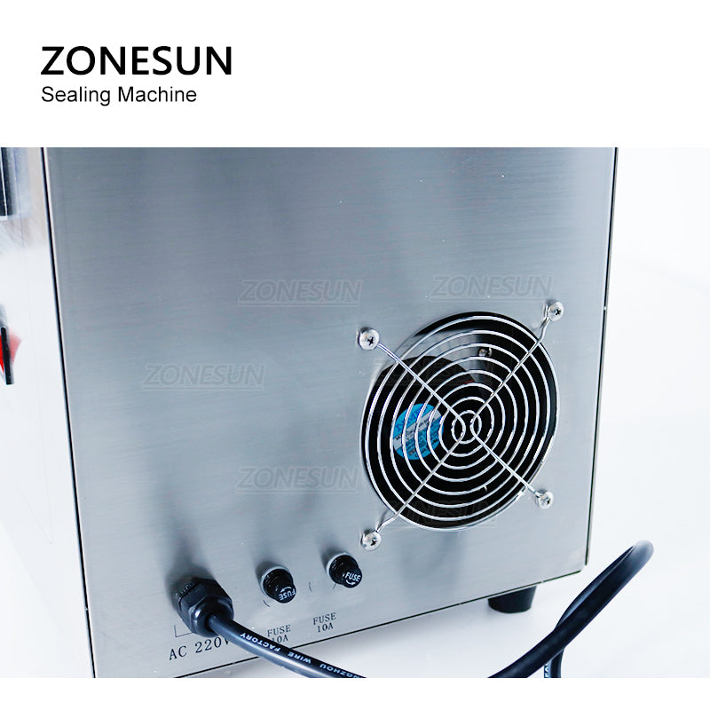 ZONESUN ZS-FK1300 10-70mm High Speed Automatic Induction Aluminum Foil Sealing Machine