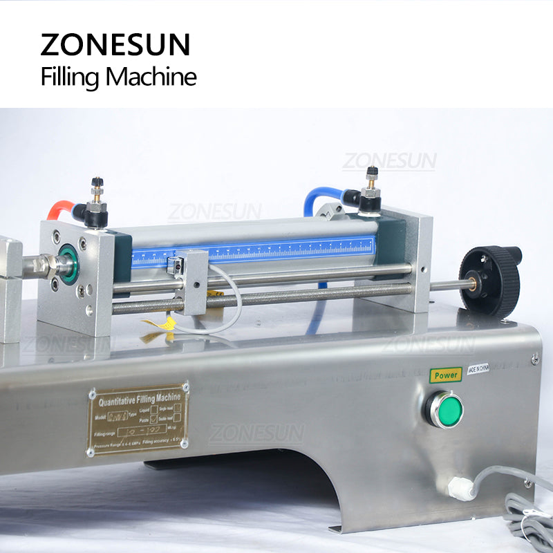 ZONESUN ZS-GTPC1 Pneumatic Paste&Viscous Liquid Filling Machine with Conveyor