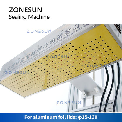 Máquina automática de sellado por inducción de tapas de papel de aluminio ZONESUN ZS-FK4200V 