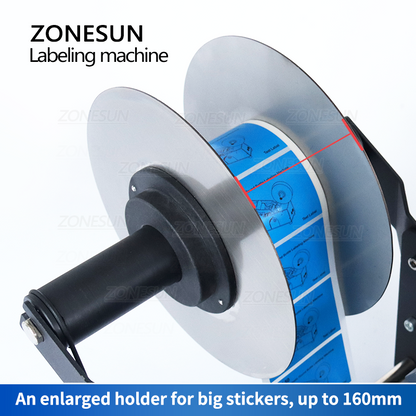 ZONESUN ZS-TB16P Electric Round Bottle Labeling Machine