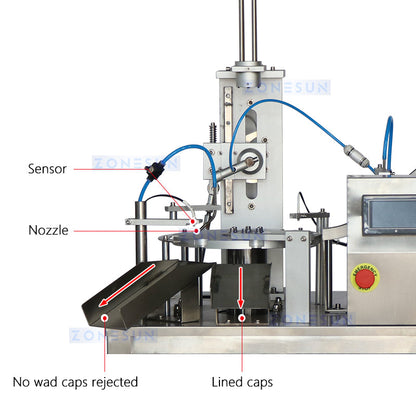 ZONESUN ZS-WIM01 Automatic Induction Wad Inserting Machine