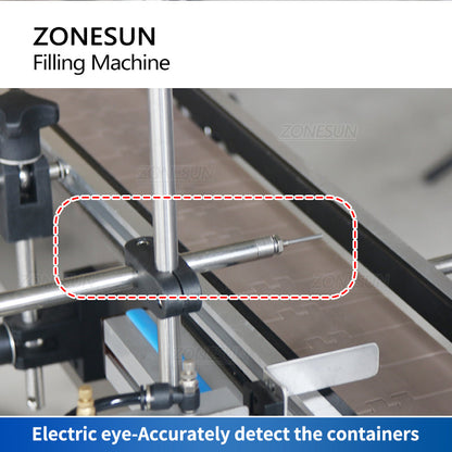 ZONESUN ZS-SV4HS 4 Nozzles Servo Piston Pump Liquid Filling Machine