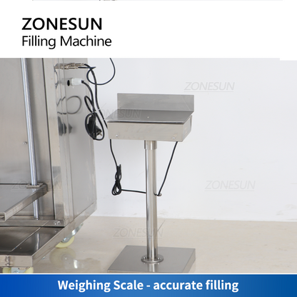 ZONESUN ZS-FM710 Semi Automatic Powder Auger Filling Weighing Machine