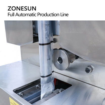 ZONESUN Automatic Powder Mixing Feeding Filling Sealing Production Line