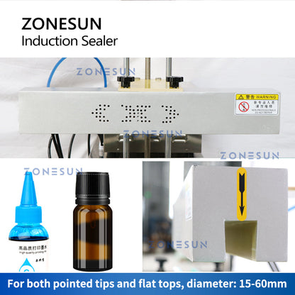 ZONESUN ZS-FK6000 Water-cooling Induction Aluminum Foil Sealing Machine