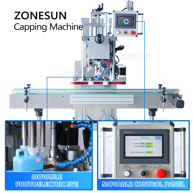 ZONESUN ZS-XG20A Automatic Screwing Capping Machine