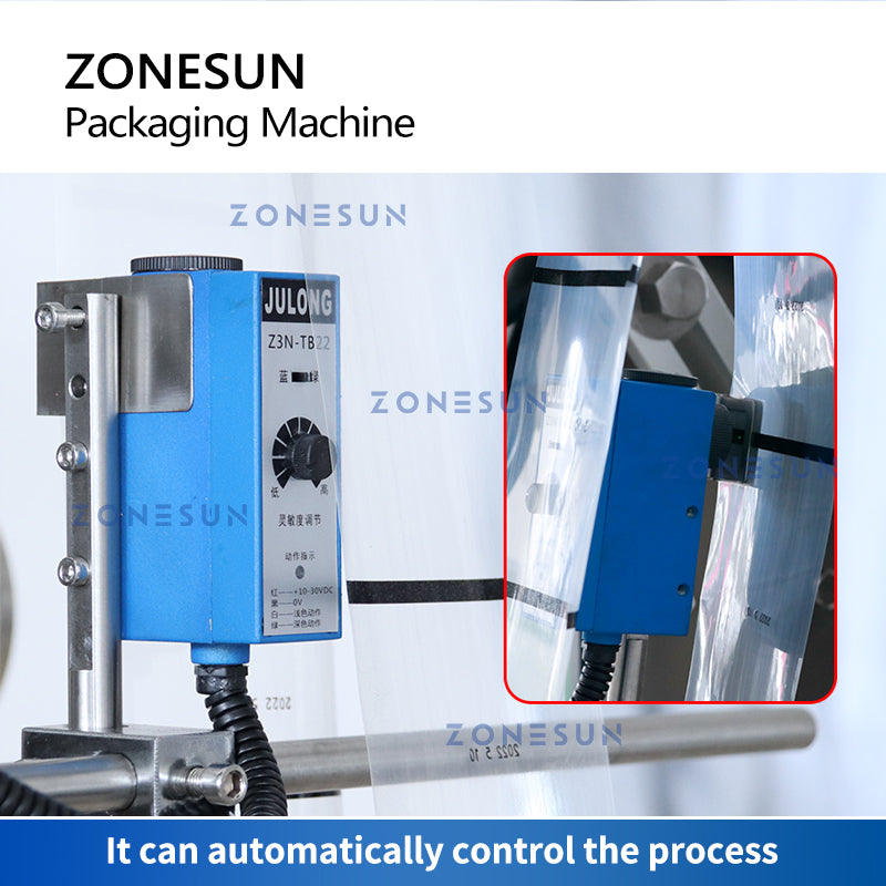 ZONESUN ZS-S100 Automatic Paste Filling Sealing Machine With Date Printer