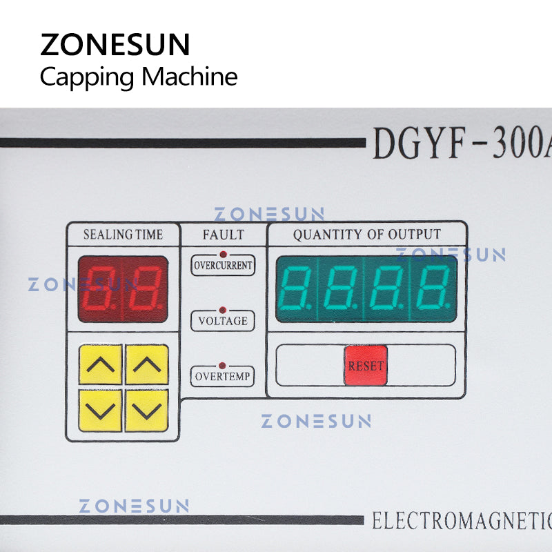 ZONESUN FK-300 Máquina de sellado por inducción de película de papel de aluminio de 15-55 mm 