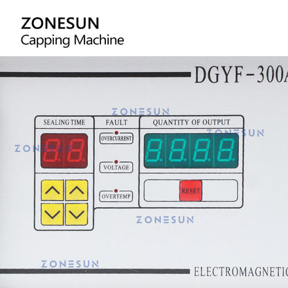 ZONESUN FK-300 Máquina de sellado por inducción de película de papel de aluminio de 15-55 mm 