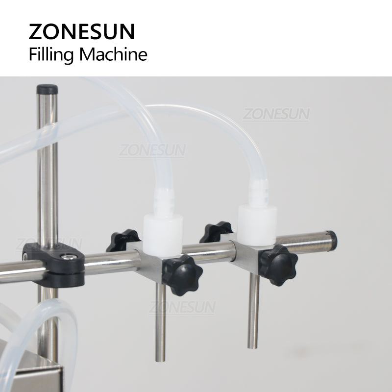 ZONESUN ZS-YTMP2S Digital 2 Head Magnetic Pump Liquid Filling Machine