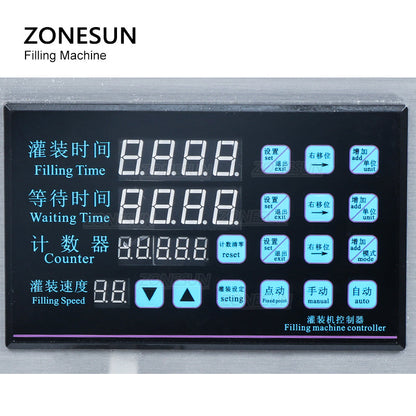 ZONESUN ZS-NP1 3-200ml Semi Automatic Peristaltic Pump Liquid  Filling Machine