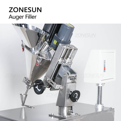 Máquina de llenado de polvo semiautomática ZONESUN ZS-FM100P 0.1-100g