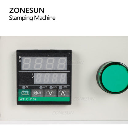 ZONESUN Desktop Manual Hot Foil Stamping Machine