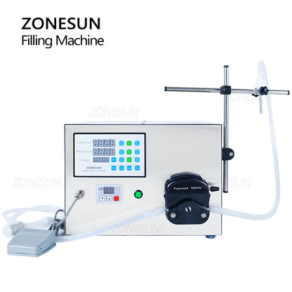 ZONESUN ZS-YT80 Single Nozzle Peristaltic Pump Liquid Filling Machine