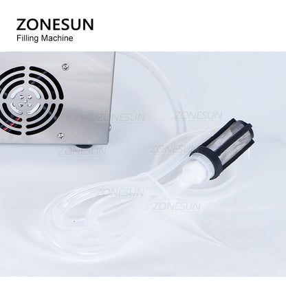 ZONESUN ZS-DP641W 30-6000ml Semi Automatic Diaphragm Pump Liquid Weighing Filling Machine