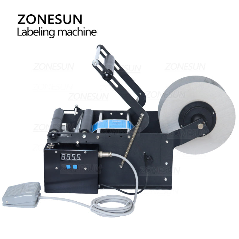 ZONESUN ZS-TB16P Electric Round Bottle Labeling Machine