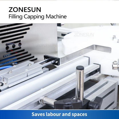 ZONESUN ZS-AFC1Z Automatic Peristaltic pump Liquid Filling And Capping Machine